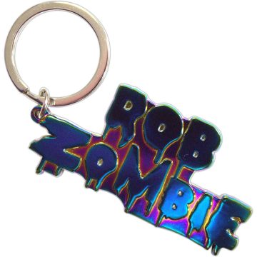 Rob Zombie - Multicoloured Logo fém kulcstartó