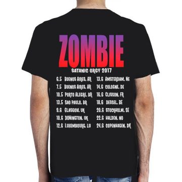 Rob Zombie - Satanic Orgy Tour 2017 póló