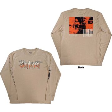 Slipknot - The End, So Far Logo Barcode hosszú ujjú póló