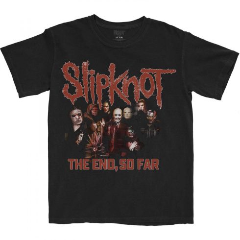 Slipknot - The End, So Far Group Photo (Back Print) póló