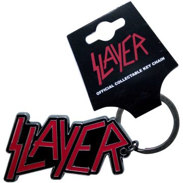 Slayer - Logo fém kulcstartó