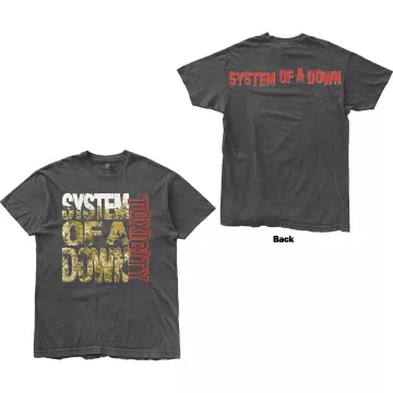 System of a Down - Toxicity Stack (Charcoal Grey) póló
