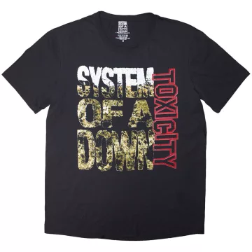 System of a Down - Toxicity Stack (Charcoal Grey) póló