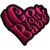 Sonny & Cher - I Got You Babe Heart (szőtt) felvarró