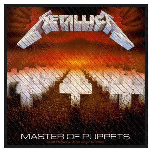 Metallica - Master of Puppets (szőtt) felvarró