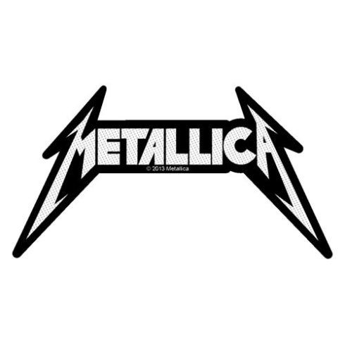 Metallica - Shaped Logo (szőtt) felvarró