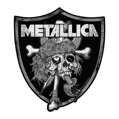 Metallica - Raiders Skull (szőtt) felvarró