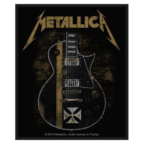 Metallica - Hetfield Guitar (szőtt) felvarró