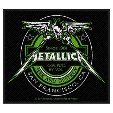 Metallica - Beer Label (szőtt) felvarró