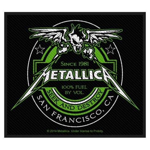 Metallica - Beer Label (szőtt) felvarró