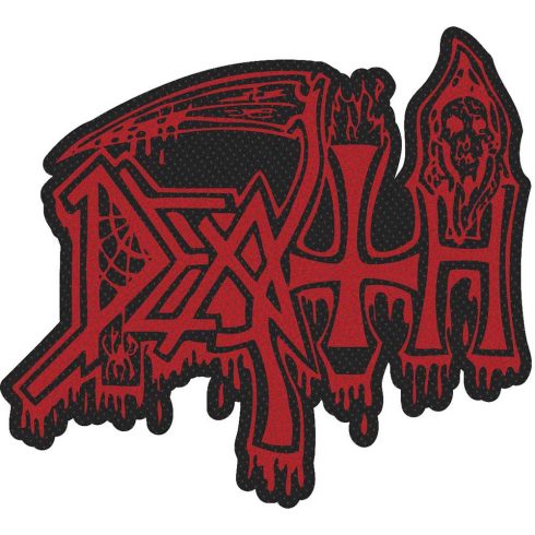 Death - Logo Cut Out (szőtt) felvarró