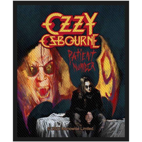 Ozzy Osbourne - Patient No.9 (szőtt) felvarró
