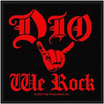Dio - We Rock (szőtt) felvarró