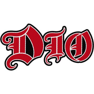 Dio - Logo Cut Out (szőtt) felvarró