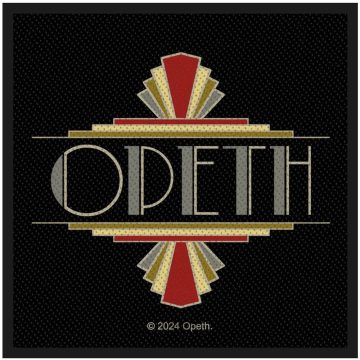 Opeth - Art Deco Logo (szőtt) felvarró