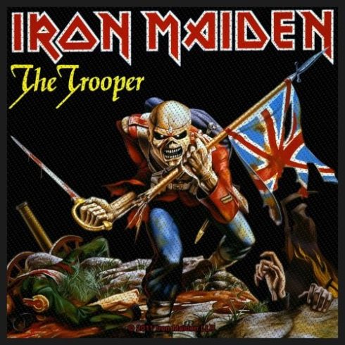 Iron Maiden - The Trooper (szőtt) felvarró