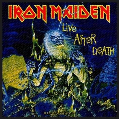 Iron Maiden - Live After Death (szőtt) felvarró