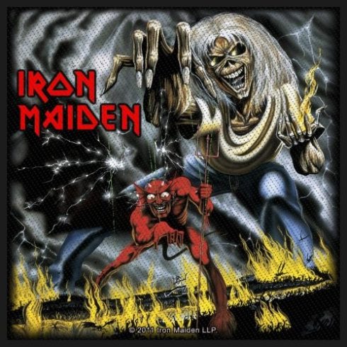 Iron Maiden - Number of the Beast (szőtt) felvarró