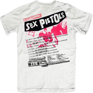 Sex Pistols - Filthy Lucre Japan (Back Print) póló