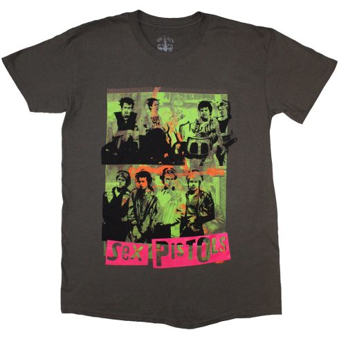 The Sex Pistols - Band Green Montage póló