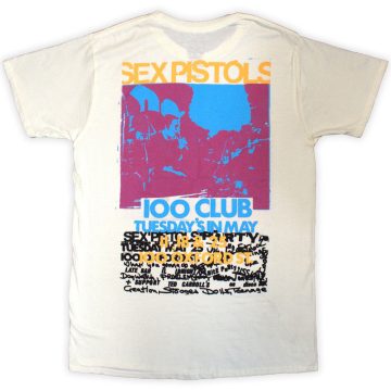 The Sex Pistols - 100 Club (Natural) póló