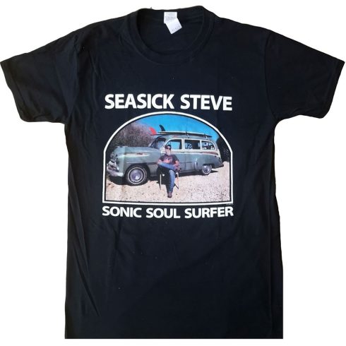 Seasick Steve - Full Colour Sonic Soul Surfer (Back Print) póló