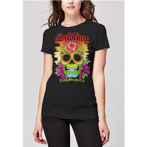 Sublime - Colour Skull női póló