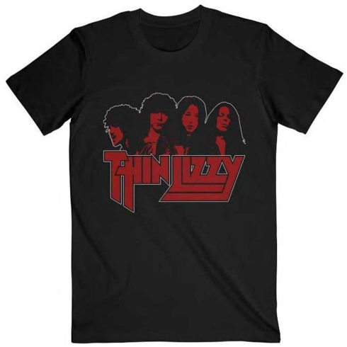 Thin Lizzy - Band Photo Logo póló