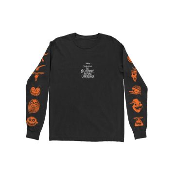   Disney - The Nightmare Before Christmas All Characters Orange (Back & Sleeve Print) hosszú ujjú póló