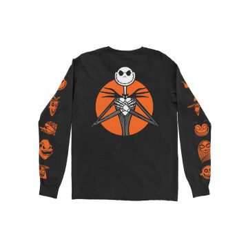   Disney - The Nightmare Before Christmas All Characters Orange (Back & Sleeve Print) hosszú ujjú póló