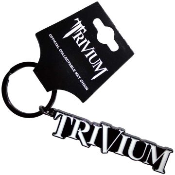 Trivium - Logo Black fém kulcstartó