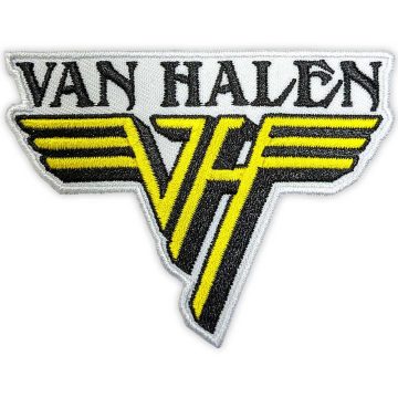 Van Halen - Text & Yellow Logo (szőtt) felvarró