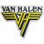 Van Halen - Text & Yellow Logo (szőtt) felvarró