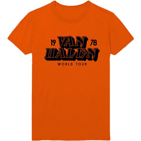 Van Halen - World Tour '78 póló