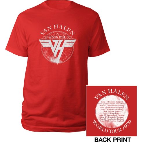 Van Halen - 1979 Tour (Back Print) póló