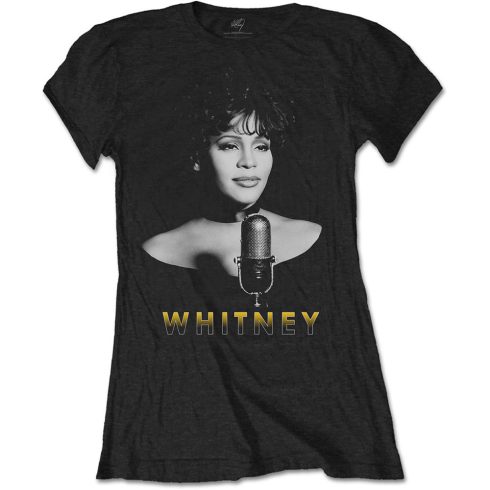 Whitney Houston - Black & White Photo női póló