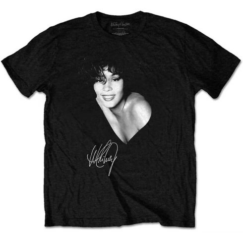 Whitney Houston - B&W Photo póló