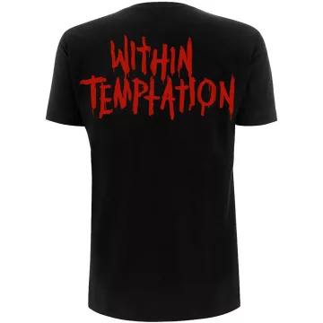   Within Temptation - Purge Outline (Red Face) (Back Print) női póló