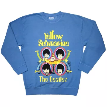 The Beatles - Yellow Submarine Heads In Circles pulóver