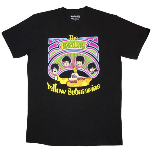 The Beatles - Yellow Submarine Heads in Circles v2 póló