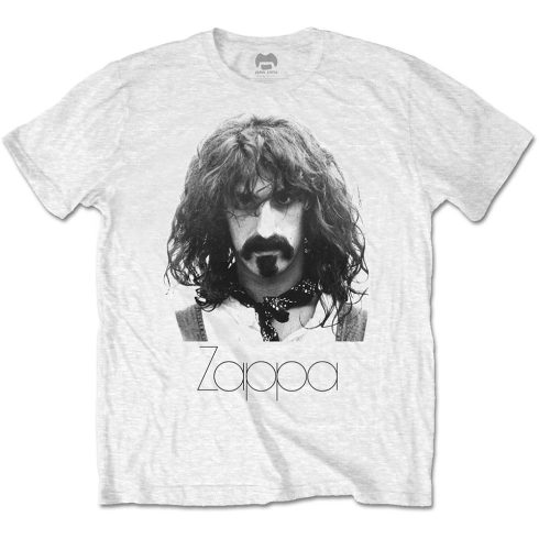 Frank Zappa - Thin Logo Portrait póló
